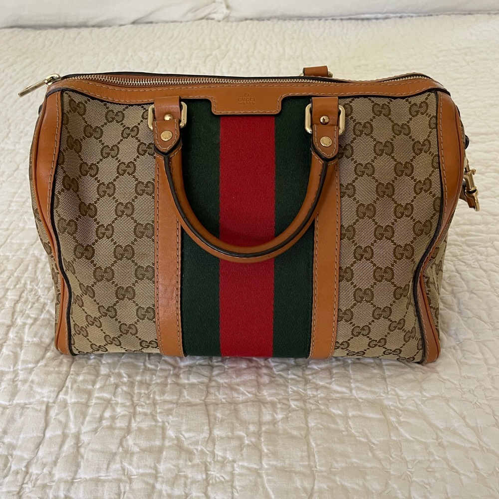 Gucci Medium Boston Bag Cross Body Purse